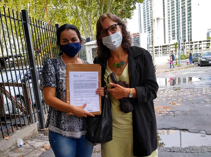 Otorgaron refugio político en Argentina a la familia de Carmen Villalba