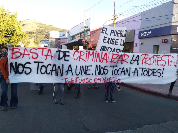 Chubut: tras el show de caza de brujas, asambleas denunciaron el “montaje mediático y judicial”