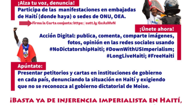 Jornada Mundial de Solidaridad con el Pueblo de Haití