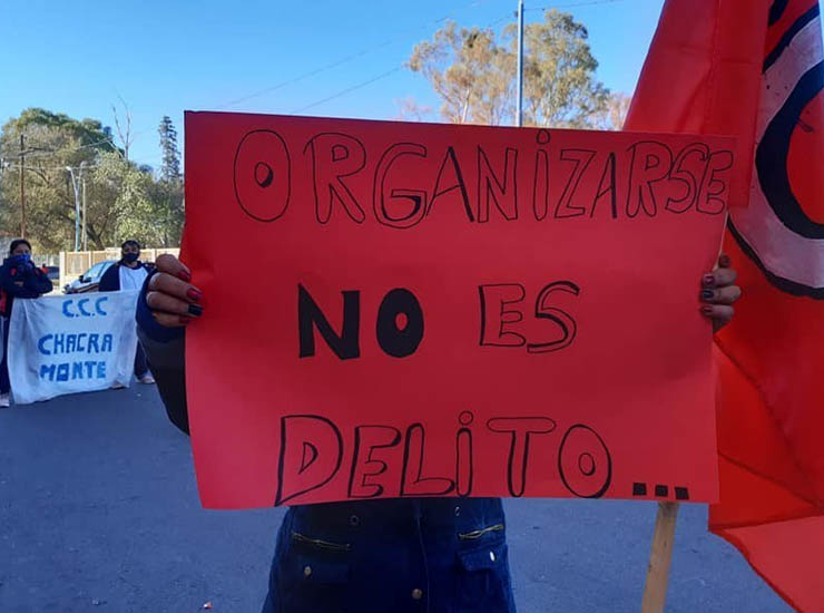 Río Negro: “Contra la persecución política y la criminalización de quienes nos organizamos”