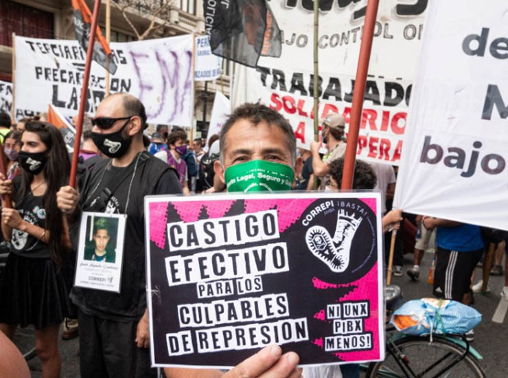 Marcelo Bogado, presente en la lucha diaria de CORREPI