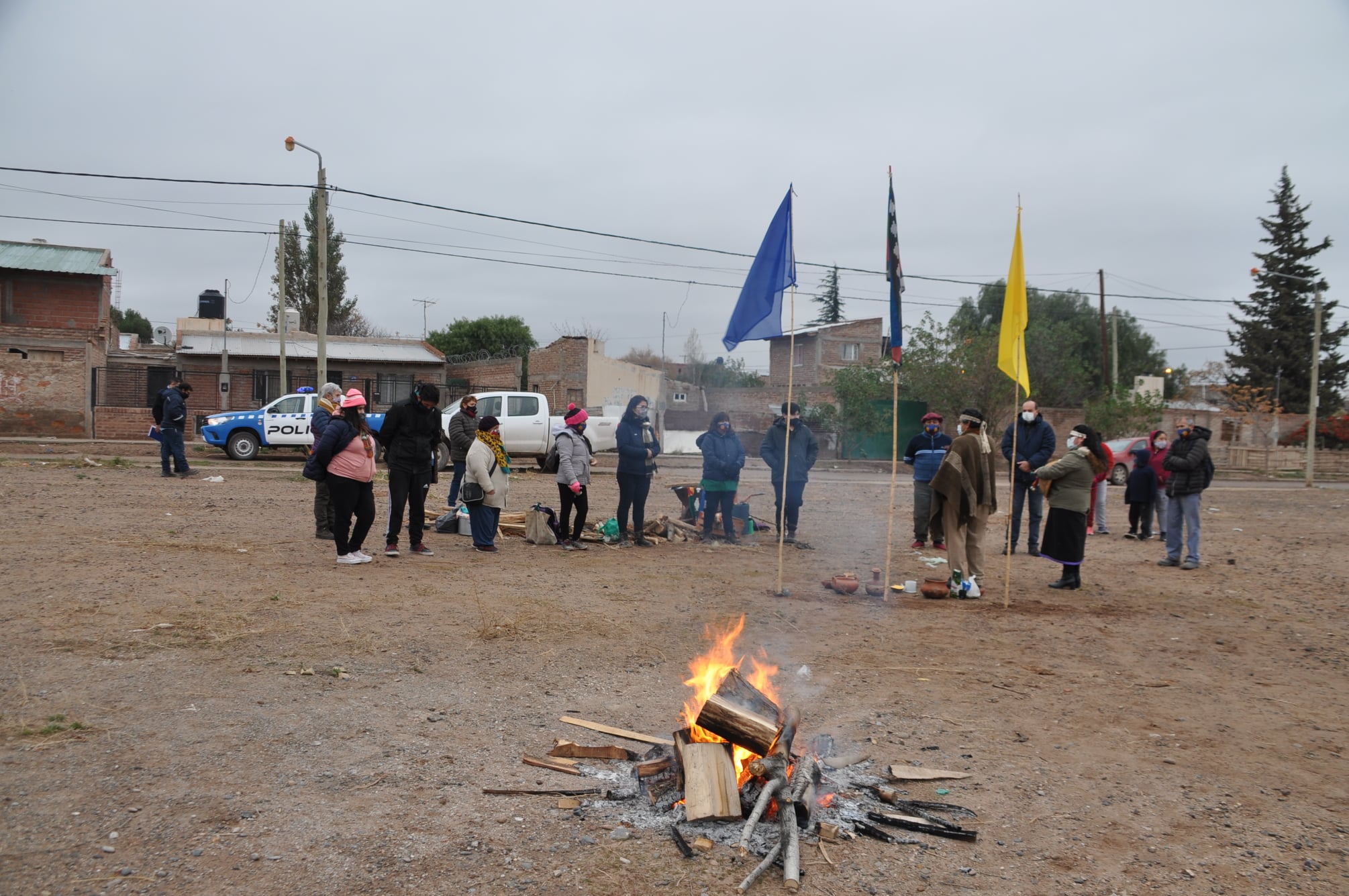 Neuquén: celebraban el año nuevo mapuche en Centenario y llegó la Policía