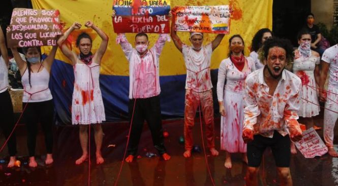 El régimen paramilitar colombiano ordena el genocidio juvenil para desmovilizar el Paro Nacional