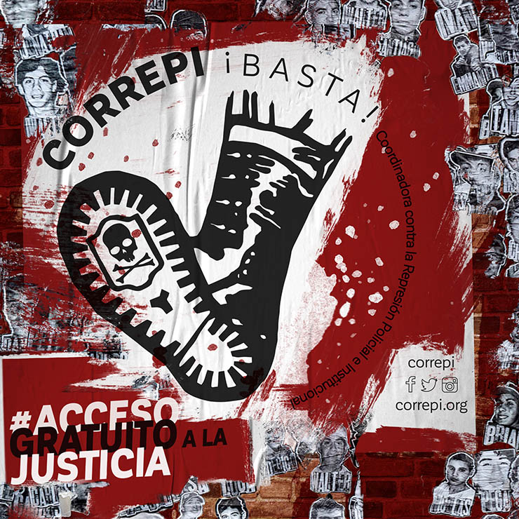 Agenda Antirrepresiva Urgente: acceso gratuito a la justicia para las víctimas de represión y no defensa estatal para sus victimarios