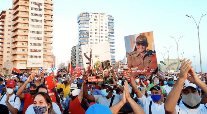 Cuba: Masivas movilizaciones este sábado en defensa de la Revolución y contra el bloqueo
