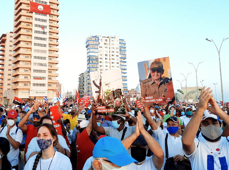 Cuba: Masivas movilizaciones este sábado en defensa de la Revolución y contra el bloqueo