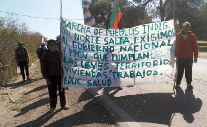 Comunidades originarias pedirán con una marcha ser recibidos por Fernández