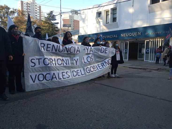 Neuquén: Repudio a los asesinatos laborales del Estado en Aguada San Roque