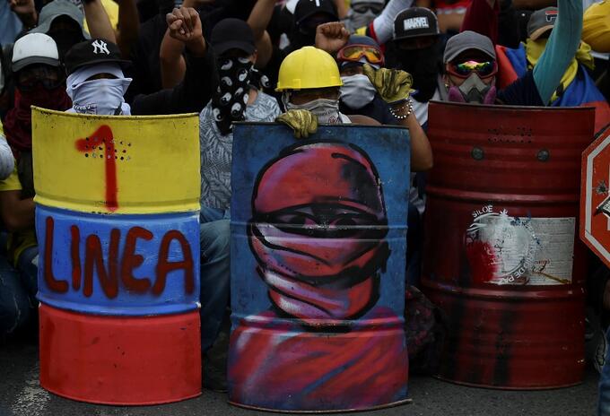 Primera Línea Anarquista vanguardia del Paro Nacional en Colombia.
