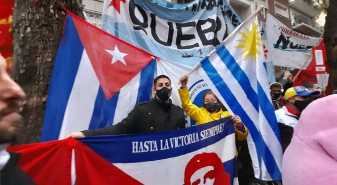 CABA: organizaciones populares abrazaron la embajada de Cuba