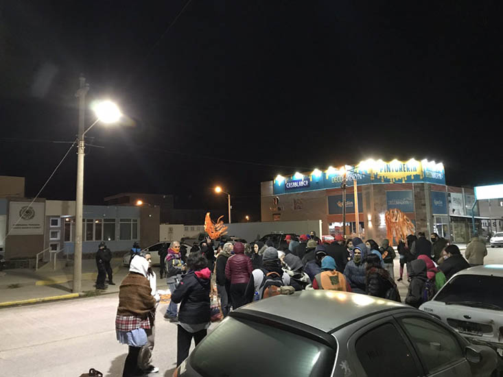 Chubut: Detuvieron a manifestante durante marcha por el No a la Mina