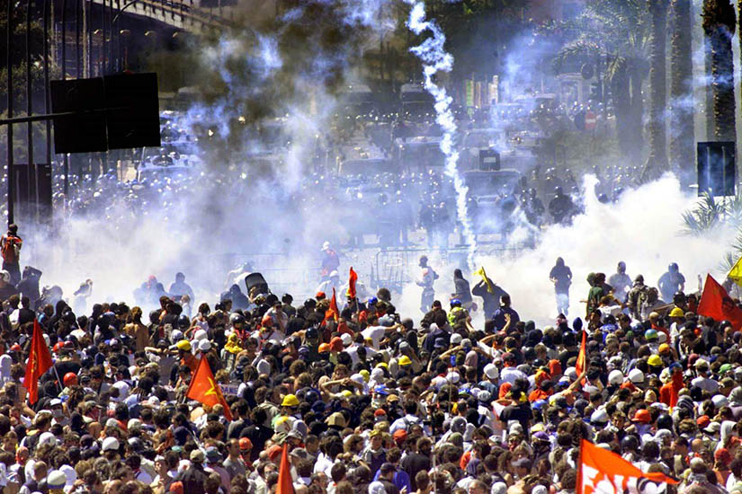 A 20 años de las manifestaciones contra el G8 en Génova