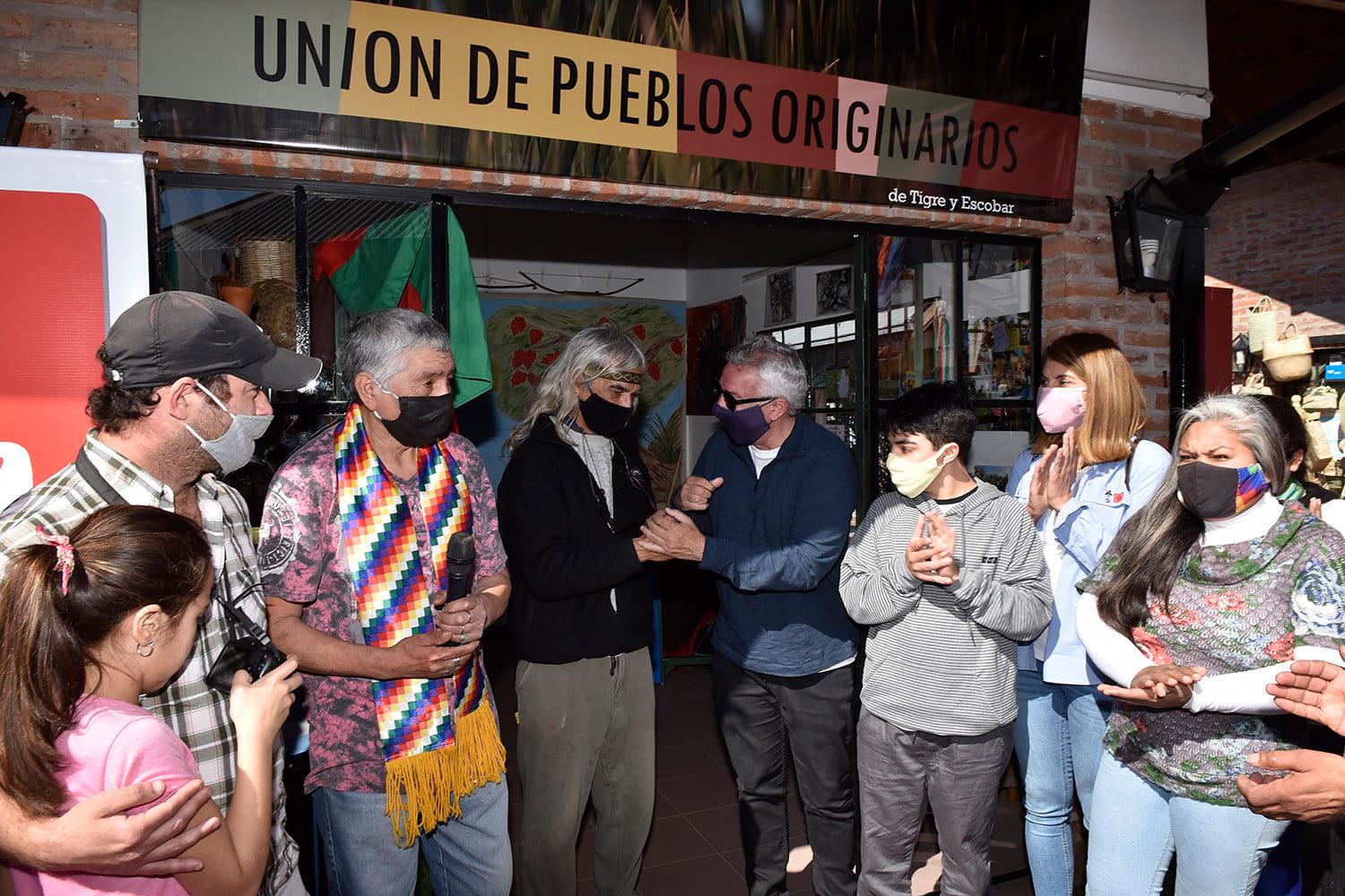 La Unión de Pueblos Originarios de Tigre y Escobar inauguró su local en el Puerto de Frutos