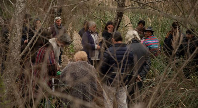 Histórico reentierro en Punta Querandí: un ancestro volvió a su lugar después de 30 años
