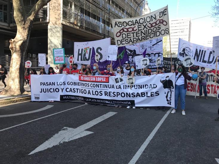 La Plata: 15 años de impunidad desde la segunda desaparición de Jorge Julio López