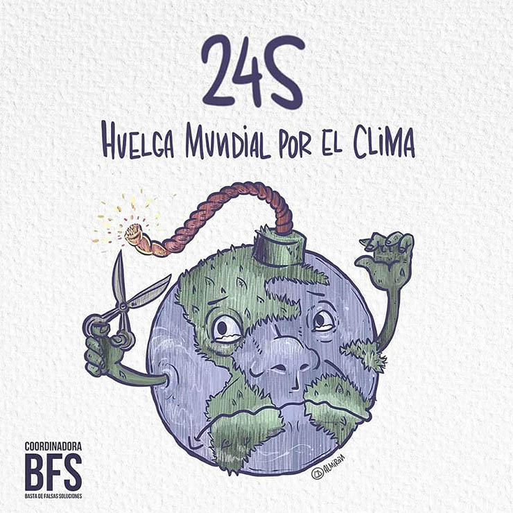 #24S Huelga Mundial por el Clima: movilizaciones y acciones en todo el planeta