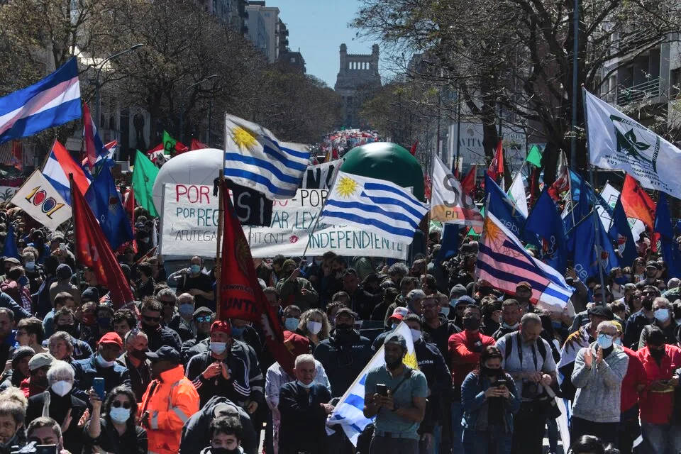 El movimiento sindical uruguayo y una demostración de fuerza esperanzadora
