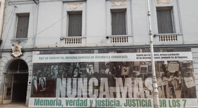 Inauguración del Pasaje de la memoria en el sitio ex Comisaría 1ª de Pergamino