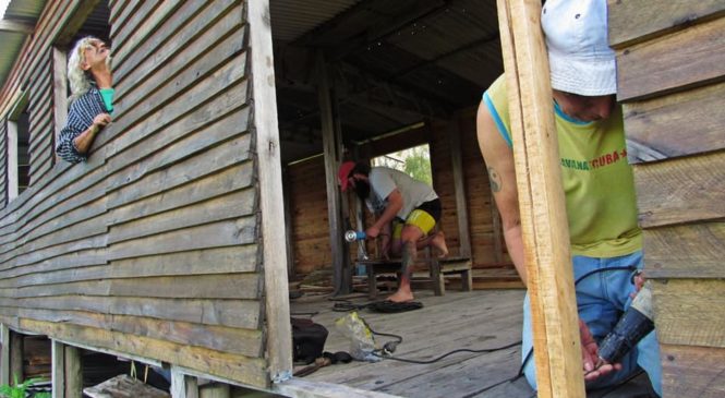 Taller de Punta Querandí casi concluido