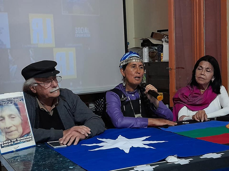 Nación Mapuche. S.O.S. Quemquemtrew: conferencia de prensa con comuneros y defensores de Derechos Humanos