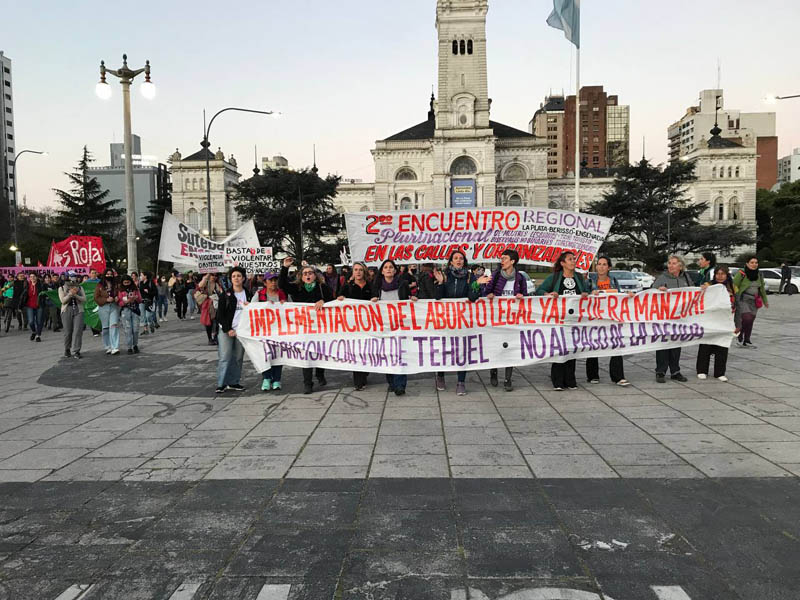 Marcha del Segundo Encuentro Plurinacional de La Plata, Berisso y Ensenada