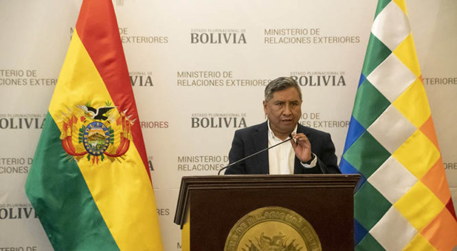 La Cancillería de Bolivia denunció un nuevo intento de Golpe de Estado