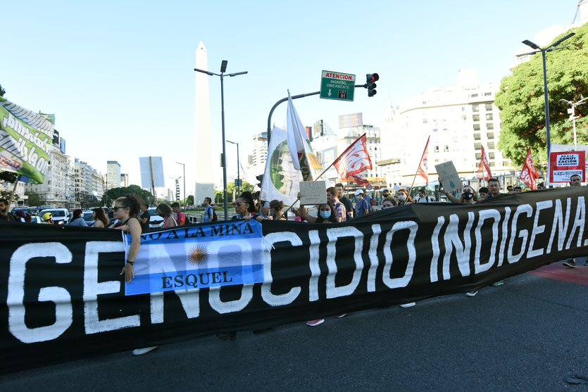 Marcha contra el extractivismo y la megaminería