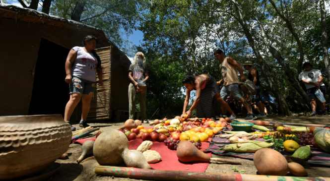 Bendición de los frutos maduros en Punta Querandí
