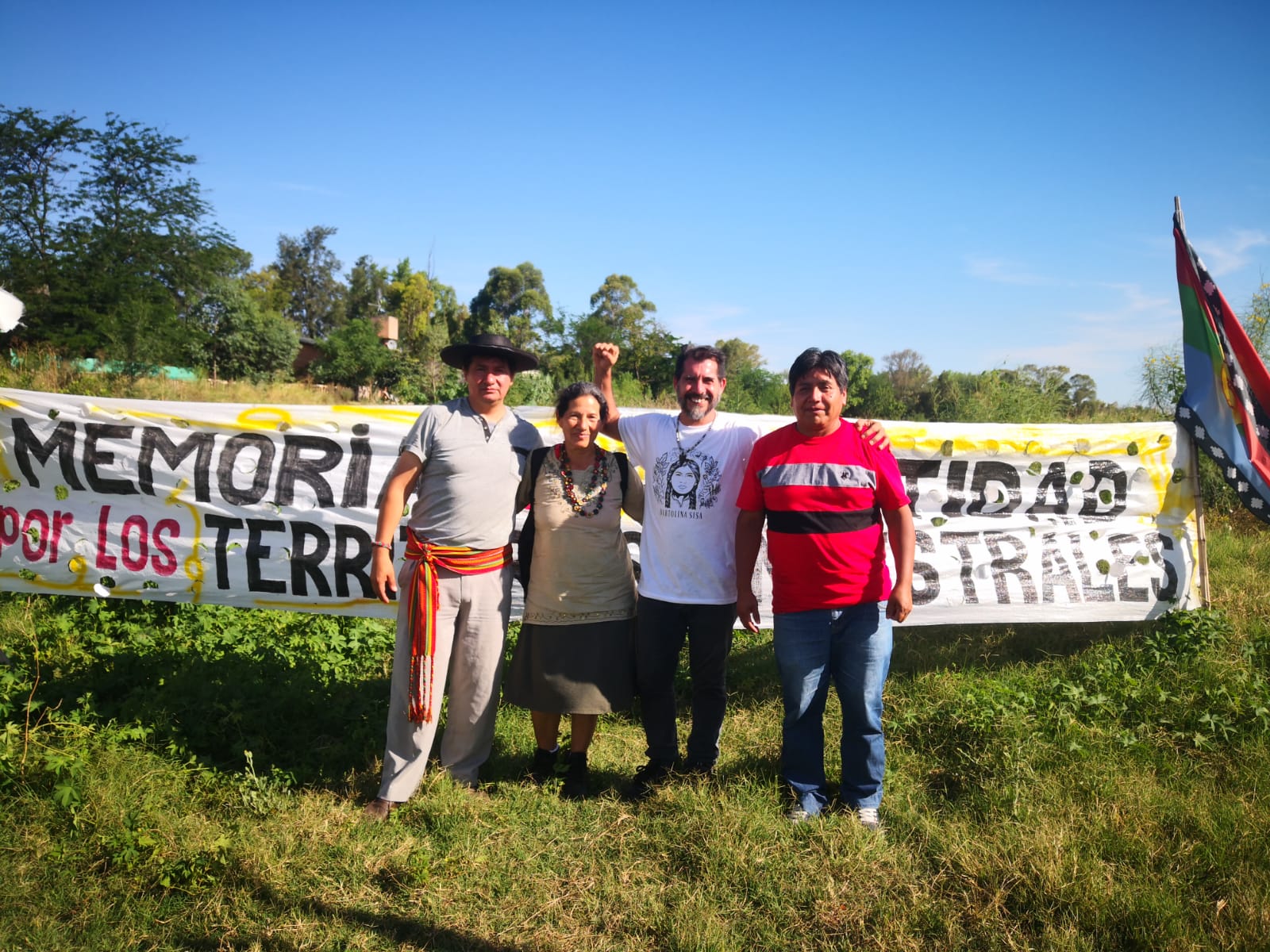 Delegados Guaraníes del CPI y el CIBA visitaron la comunidad “Tres Ombúes”