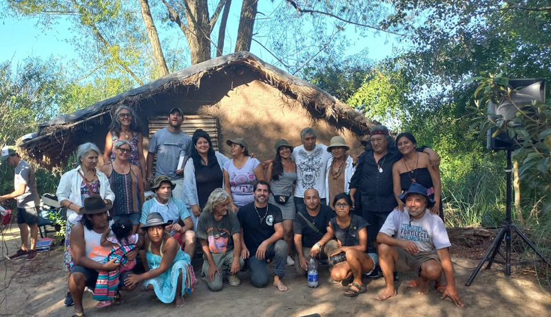 Delegados Guaraníes suman su apoyo a la comunidad Indígena Punta Querandí