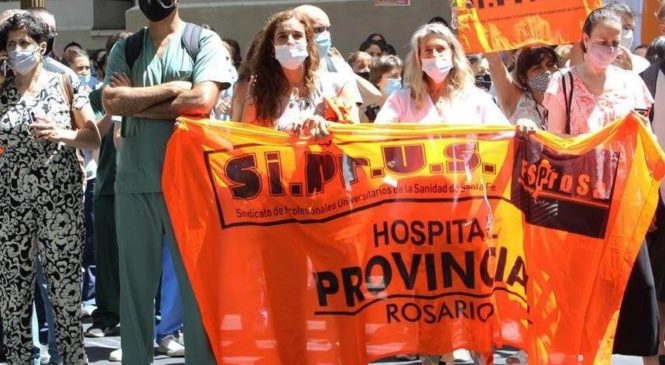 Salud: paro en Santa Fe y Río Negro denunciando “paritarias insuficientes”