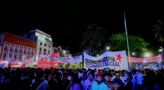 “Generamos conciencia contra el ajuste, esta marcha lo está logrando”