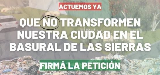 “Zona de Sacrificio” en Sierras Chicas, Córdoba: campaña de firmas contra el nuevo basural
