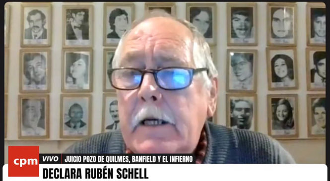 Juicio Brigadas: Rubén Schell declaró desde el sitio ex CCD Pozo de Quilmes, lugar de su cautiverio durante la dictadura