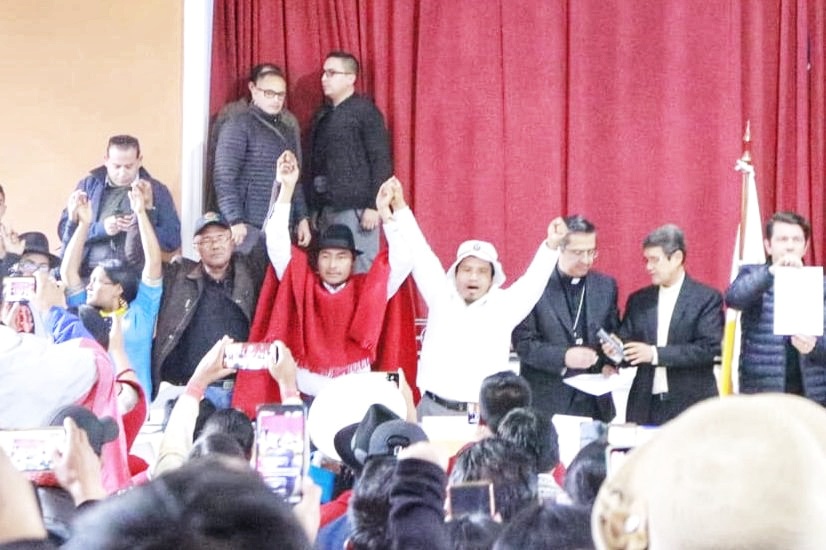 Ecuador: la CONAIE levanta el Paro y hay acta-acuerdo con el Gobierno