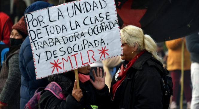 Jornada de lucha de la Unidad Piquetera