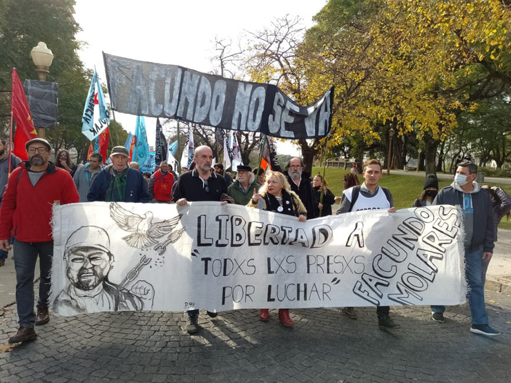 Marcharon a Cancillería para exigir la no extradición de Facundo Molares