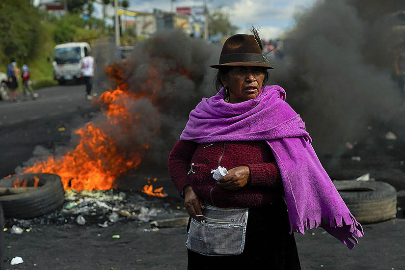 Represión en Ecuador: organizaciones indígenas denuncian el asesinato de un manifestante