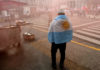 Banderazo de la derecha en Plaza de Mayo