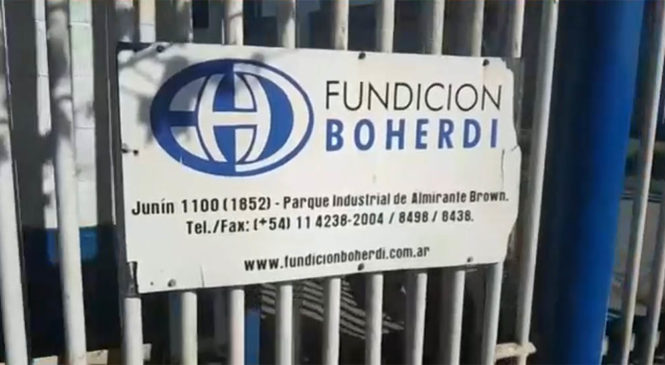 Burzaco: condiciones de trabajo inhumanas en Fundición Boherdi
