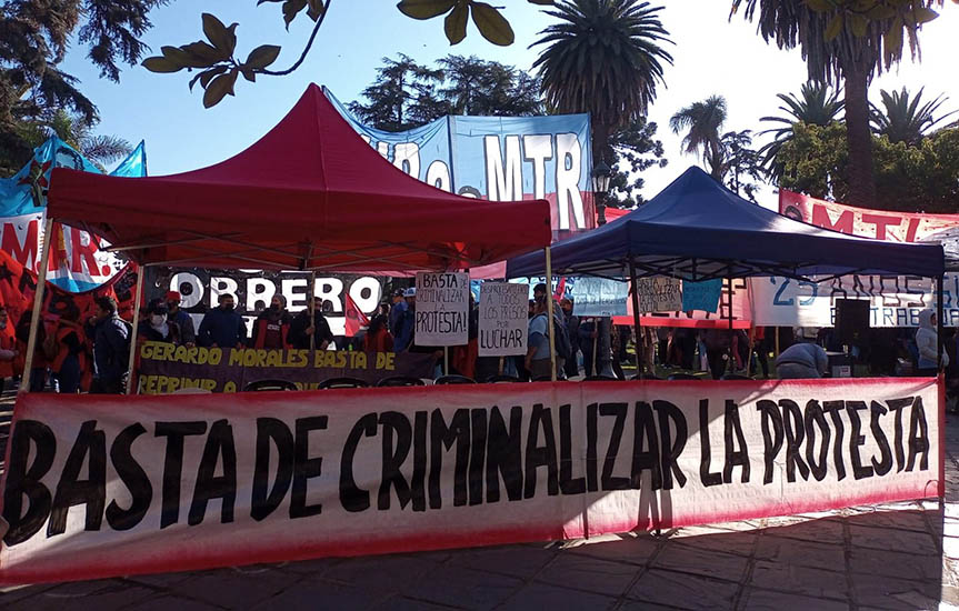 Movilización en Jujuy contra la persecución hacia las organizaciones sociales