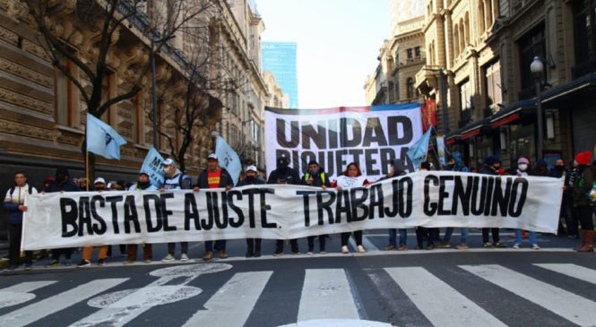 Plaza de Mayo fue el epicentro de las protestas de los movimientos sociales