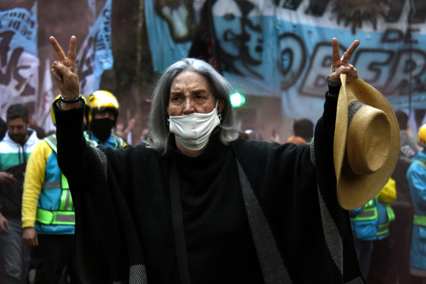 Continúa la vigilia en la casa de Cristina Kirchner