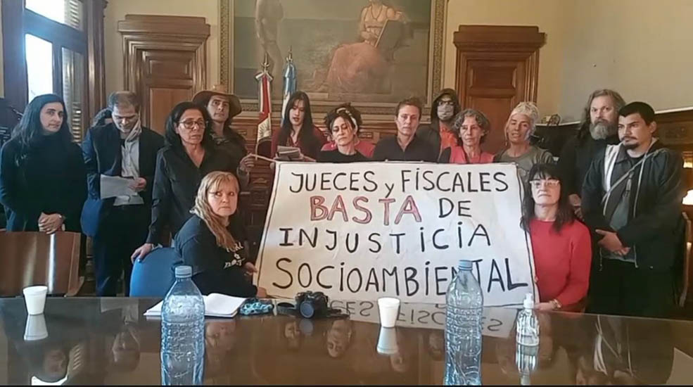 Asambleas socioambientales de Córdoba movilizaron frente al Tribunal Superior de Justicia