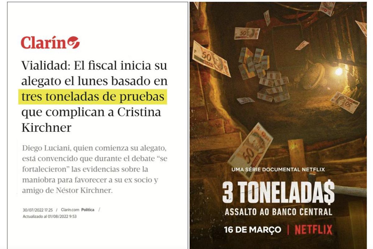 Cristina Kirchner: “Clarín y los fiscales deben dejar de mirar Netflix; agarren la Constitución”