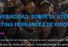 Argentina: Sobre el atentado a Cristina Fernández