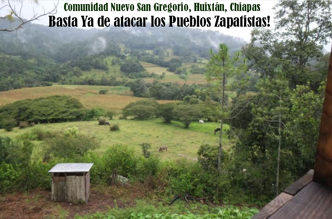 México. Chiapas: Basta Ya de atacar a los Pueblos Zapatistas!