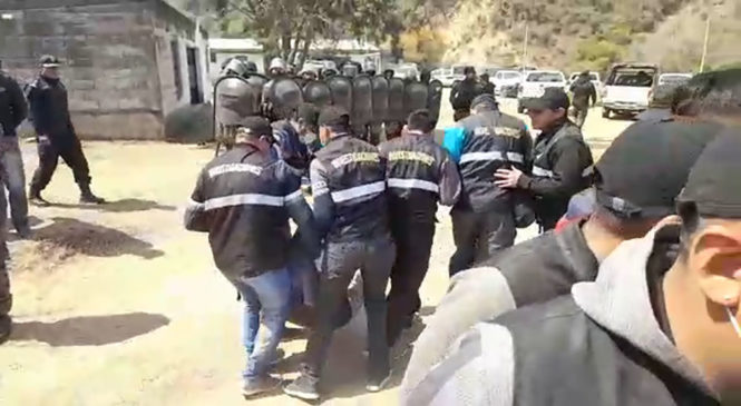 Otra vez represión y detenciones contra la comunidad Tilquiza del pueblo originario Ocloya
