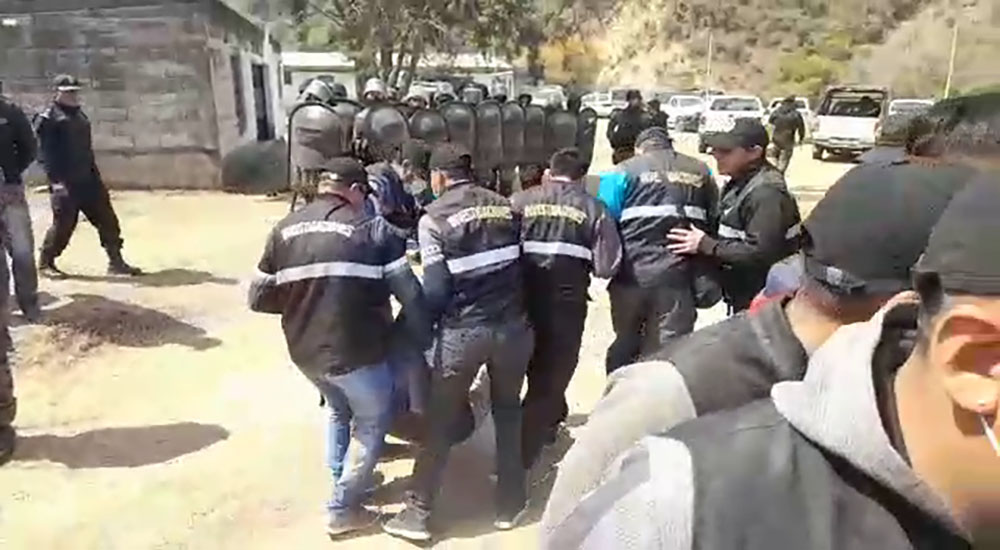 Otra vez represión y detenciones contra la comunidad Tilquiza del pueblo originario Ocloya