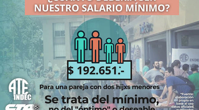 ¿Cuánto debería ser nuestro salario mínimo?